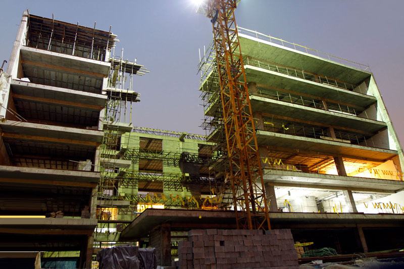 Sahel Sepehr Project at night, Tehran, Iran